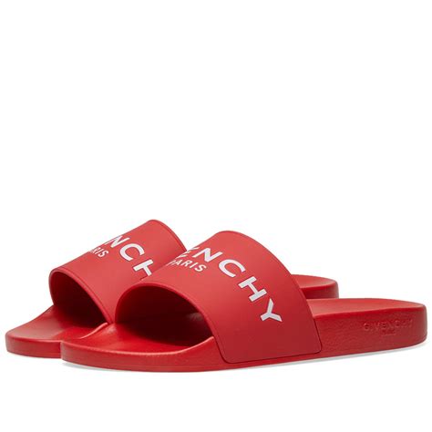 givenchy red slides|givenchy slides price.